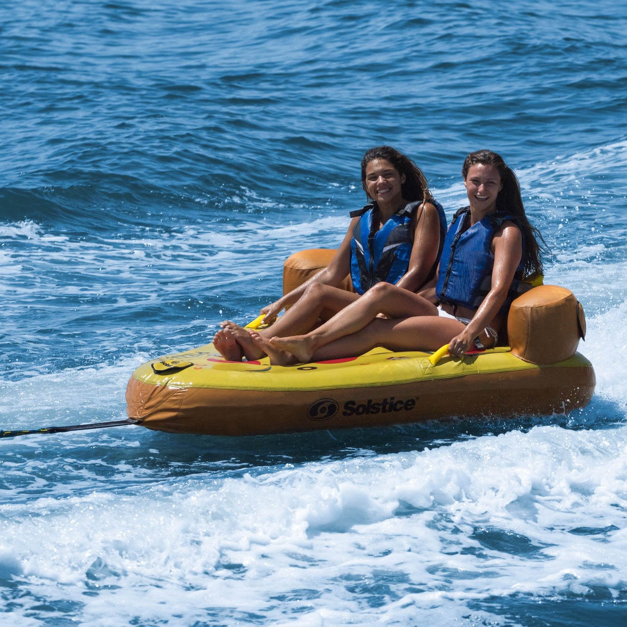 Solstice, 2 Person Pizza Slice Towable Inflatable Raft, 60