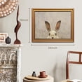 thumbnail image 6 of Yippzo Gold Framed Easter Bunny Wall Art, Funny Rabbit Picture Easter Decorations, Cute Animal Oil Painting Canvas Prints, Vintage Artwork for Gifts Party 8x12 inch, 6 of 7