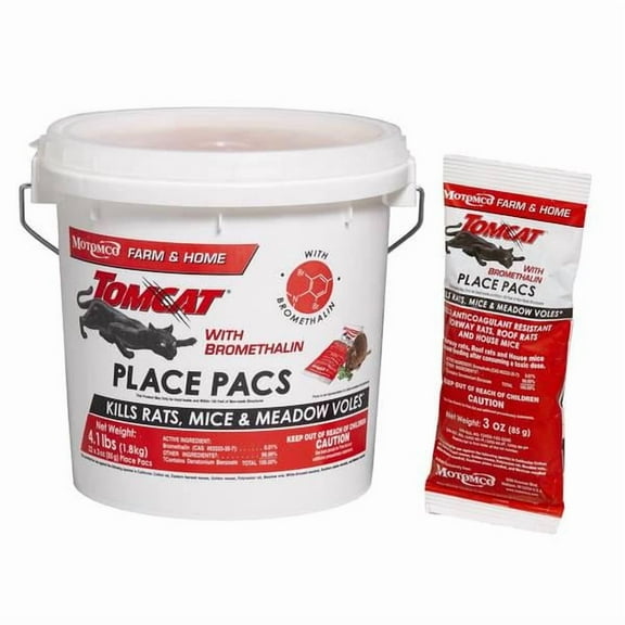Tomcat Tomcat 22-Count Bromethalin Place Pacs Pail