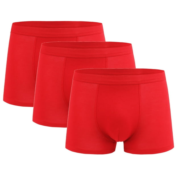 Weiqiqre Boxer Briefs for Men Pack Soft Comfortable High Elasticity Flat Leg Briefs for Men Multipack