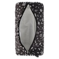 thumbnail image 4 of No Boundaries Women's Quilted Pouch and Hair Scrunchie Set, 2-Piece, Balck Ditsy/Floral, 4 of 5