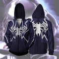 thumbnail image 2 of Venom-Sudadera con capucha de Spiderman vs Venom, chaqueta de Hip Hop para Cosplay, disfraz de Halloween, ropa deportiva para carnaval, Primavera, 2 of 4