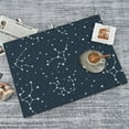 thumbnail image 3 of TEQUAN Dish Drying Mat for Kitchen Counter, Microfiber Super Absorbent Blue Space Constellation Stars Prints Dish Drainer Mats, 18 x 24 inches, 3 of 7