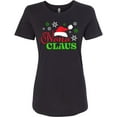 thumbnail image 3 of Inktastic Nana Claus with Christmas Santa Hat and Snowflakes Women's T-Shirt, 3 of 5