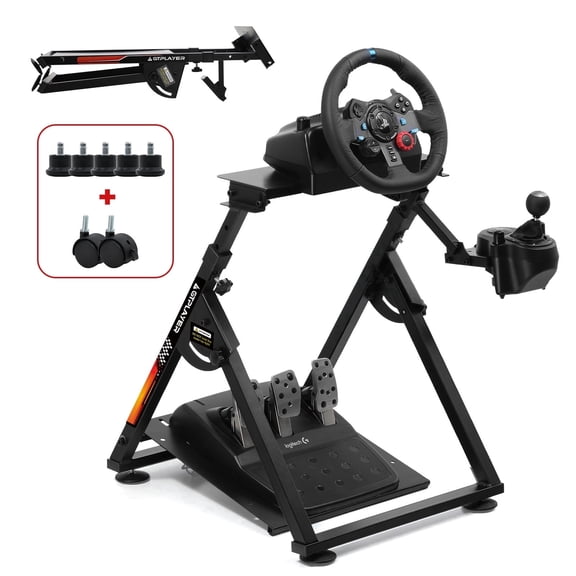 GTPLAYER Sim Racing Steering Wheel Stand for Logitech G920 G29 G25 G27 G923 T300RS/T300GT/ T500RS/TGT (Steering Wheel NOT Included)