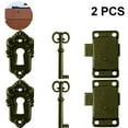 thumbnail image 1 of 2 Sets Antique silver Cabinet Lock, Lock Furniture Hardware Set,, 1 of 5