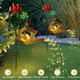 thumbnail image 6 of Solar Bird and Flower Garden Light, Resin Decorative Stake Lamp, Waterproof Outdoor Solar Light, Automatic Night Illumination, Patio Lawn Decoration, Solar Light, Garden Light, 6 of 6