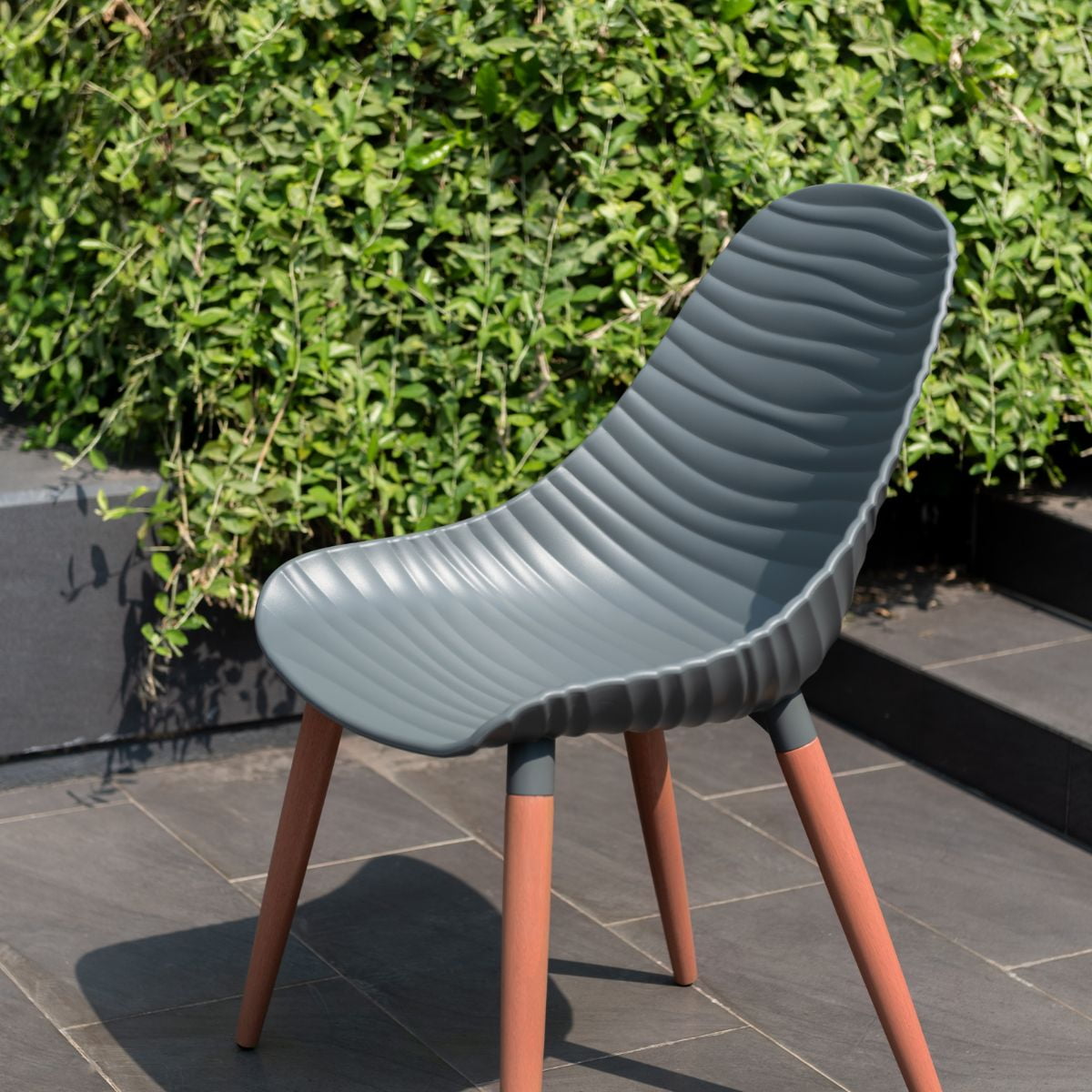 Amazonia Bolonia 2-piece, Recycled Resin & 100% FSC Certified Wood, Outdoor Patio Chair Set