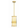 thumbnail image 2 of Crystorama Royston 1 Light Antique Gold Pendant - 7"W x 14"H x 7"D, 2 of 9