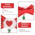 thumbnail image 5 of WHAMVOX 2 Pcs Barrettes à Cheveux Rouges avec Design Cœur pour Décoration de Mariage et Quotidienne, 5 of 5