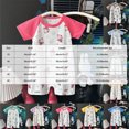 thumbnail image 3 of KPOPLK Baby Boy Clothes Pajama Button Down Short Sleeve Raglan Sleeve Romper Jumpsuit Collared Bodysuit One-Piece PJM Size 12-18 Months,Green, 3 of 5