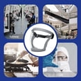 thumbnail image 4 of Face Full Face Shield Clear Protective Face Cover Anti Fog Waterproof Windproof Breathable Safety Face Shield Built-in Anti PM2.5 Filter for Work Cleaning Cycle, 4 of 7