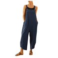 thumbnail image 2 of SDNall Women'S Jumpsuits, Rompers & Overalls Fashion Casual Pocket Romper Long Playsuit Strap Button Jumpsuit Womens Romper Sizes:M-5XL, 2 of 9