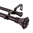 thumbnail image 5 of Rod Desyne 100-02-1606-D Blossom 1" od-Double Set Rideau Tige, 160-240", Acajou, 5 of 5