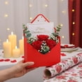 thumbnail image 3 of Valentine Envelope Boxes, Large 8 Inch Valentine’s Day Open-Top Basket Box, Hand Folding Bouquet Flower Box for Arrangements, Envelop Paper Boxes (2 Pcs), 3 of 7