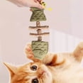 thumbnail image 6 of 3 Pack Silvervine Sticks for Cats, 7" Cat Dental Chew, Fishbone Gallfruit & Silvervine Stick, Catnip and Silvervine Chew Alternative, Cat Dental Toy _ C, 6 of 9