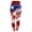 Red B, variant on Elainilye Fashion Yoga Leggings for Women Girls Skinny Independence Day Printed High Waist Stretchy Tights Trouser Yoga Pants,Red