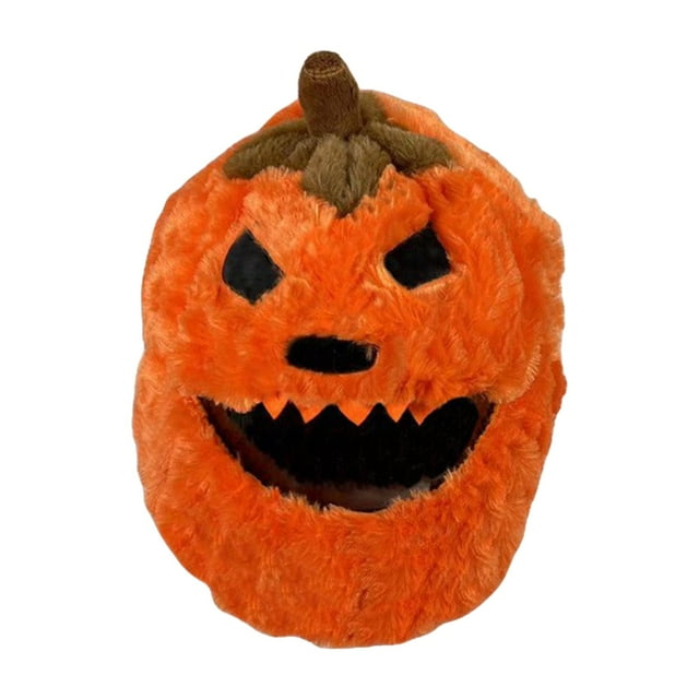 jinwen Helmet Cover Cartoon Halloween Pumpin Universal Windproof Eye Catching for