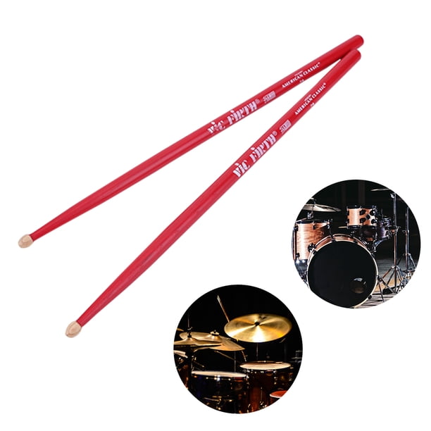 Baquetas Rockout Class Jazz Instrumento Musical para Adultos Y (7A) Rojo