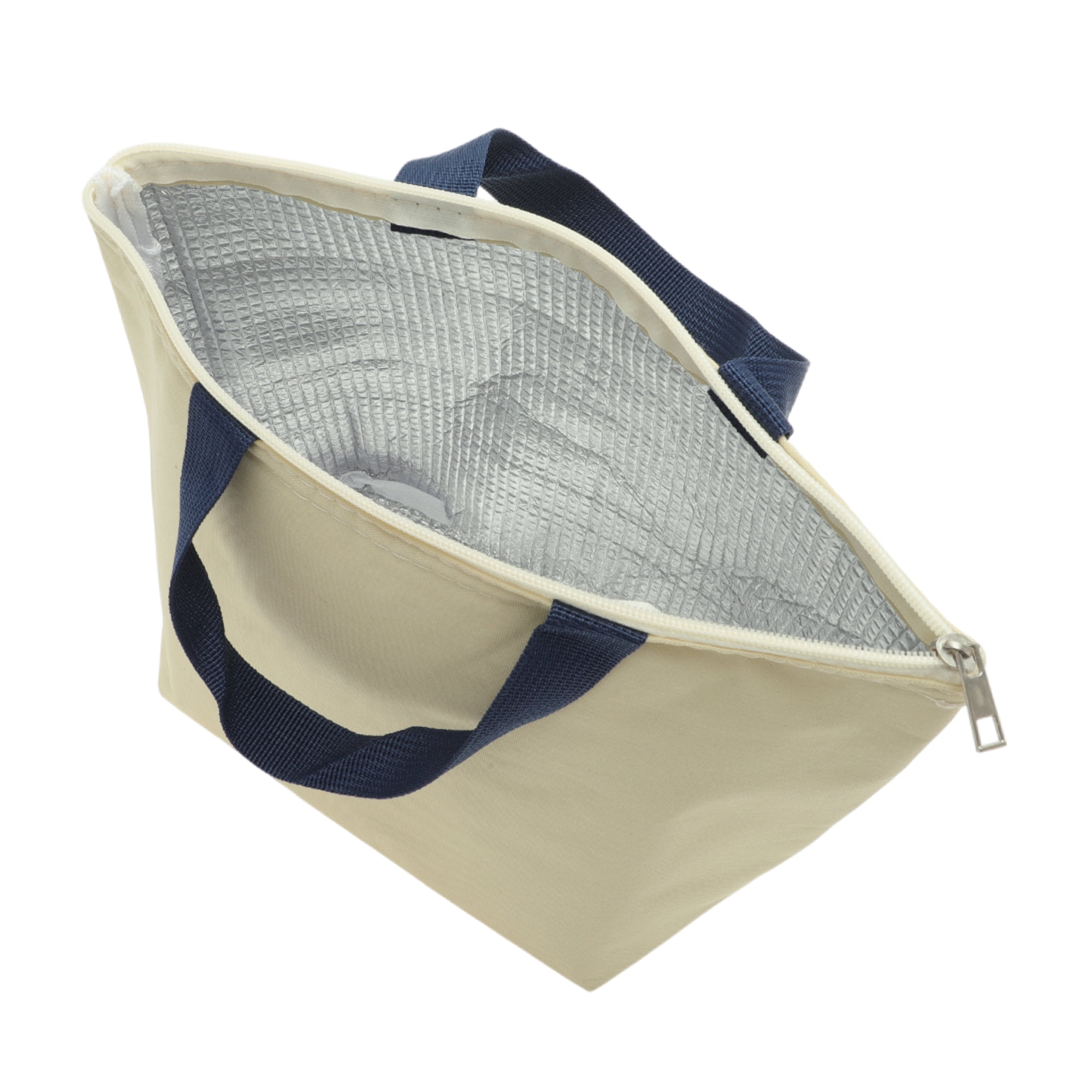 Unique Bargains Waterproof Thermal Bag for Work 12.6"x5.12"x8.86" 1 Pc Beige