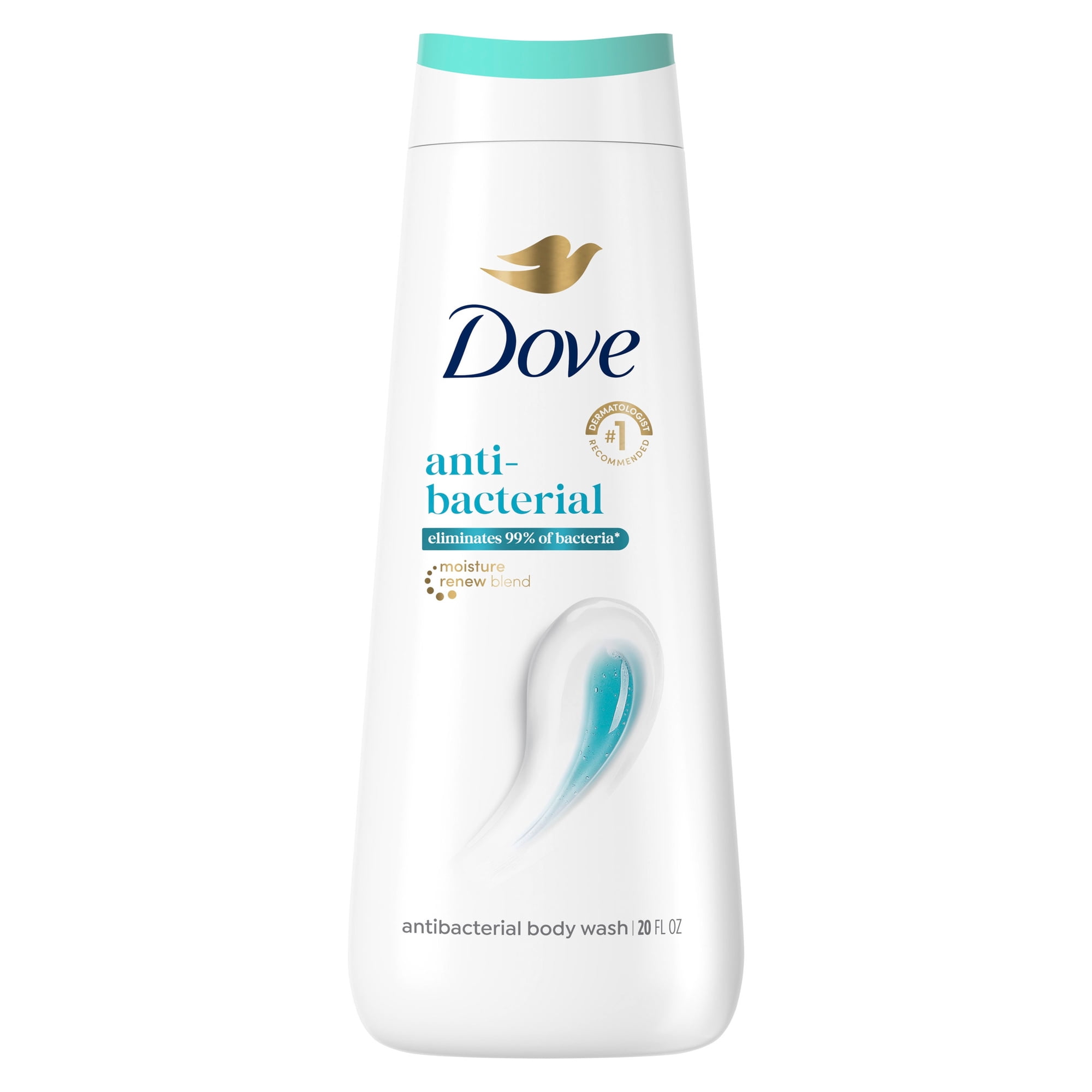 Dove Body Wash For All Skin Types Antibacterial Protects From Dryness ,20 FL oz