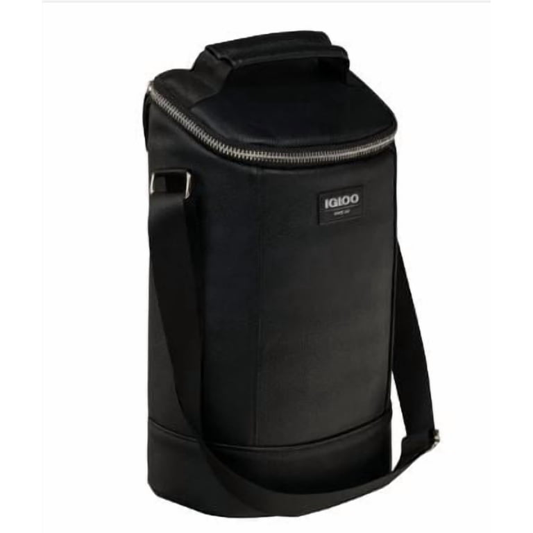 Insulated Faux Leather Igloo Beverage Tote - Walmart.com display picture 3