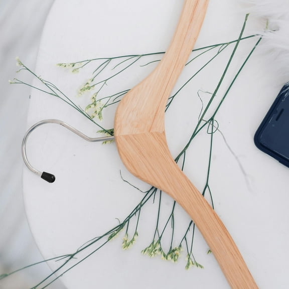 Hemoton  100 Pcs Clothes Hanger Rubber Cover Hangers Baby Child Black