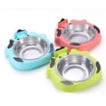 thumbnail image 4 of Bol pour Animaux en Acier Inoxydable, Bol d'Alimentation Détachable pour Chiot, Bol d'Eau pour Chat avec Base, 4 of 10