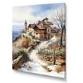 thumbnail image 2 of Designart "Vineyard In Winter Splendor IV" Vineyard Canvas Art Print, 2 of 7