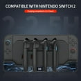 thumbnail image 2 of For Switch 2 2025 Controller Charger, Joycon 2 Controller Charging Dock Station with LED Indicator, Ergonomics & Magnetic Fast Charger Station for Switch 2 Joy-con 2, 2 of 7