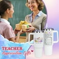 thumbnail image 2 of Teacher Tumbler Cup 40 OZ - Teacher Appreciation Gifts, Teacher Christmas Gifts, Teacher Birthday Gifts, Teacher Gifts for Women, Best Teacher Gifts from Student, Back To School Teacher Gifts, 2 of 6