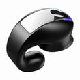 thumbnail image 1 of Auriculares Bluetooth de clip, diseño open‑ear sin estuche de carga, ligeros 6.5g, resistente al agua IPX4-Negro, 1 of 5