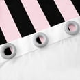 thumbnail image 3 of Erosebridal Stripes Ombre Curtains for Living Room, Abstract 30%-50% Blackout Curtains Set of 2 (38x45), Modern Geometric Curtains and Drapes (38x45), Window Drapes Room Decorative, 3 of 6