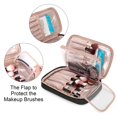 thumbnail image 3 of Bolsa portátil para brochas de maquillaje Yarwo Travel, negra (solo bolsa), 3 of 8
