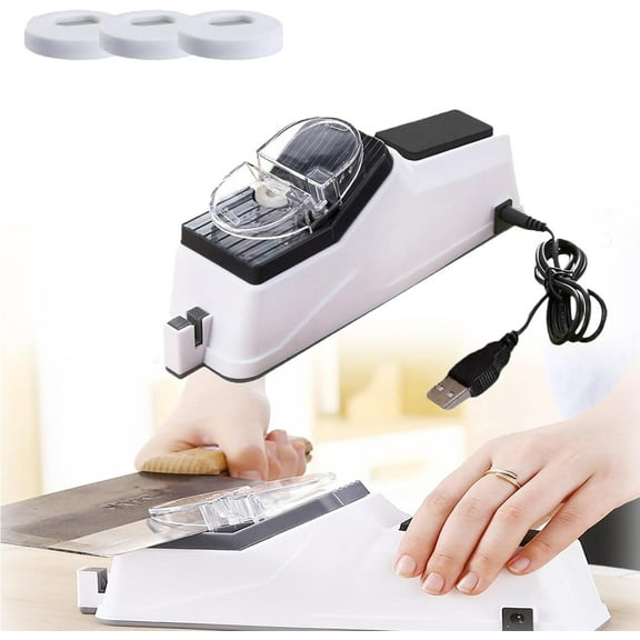 Besynersharp Pro, Electric Knife Sharpener, Knife Sharpener Electric, Professional Electric Knife Sharpeners for Kitchen Knives, 3s Fast Sharpening, Stable Non-slip Base (1Set)