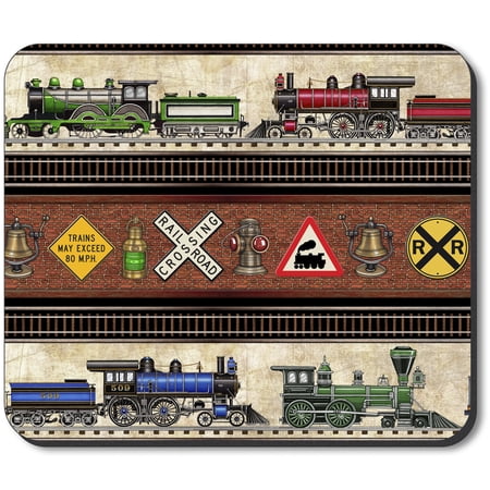 Art Plates Mouse Pad - Trains & Signs price history on PriceWatchPro