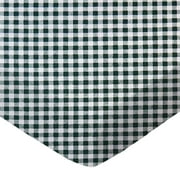 SheetWorld Fitted 100% Cotton Percale Play Yard Sheet Fits BabyBjorn Travel Crib Light 24 x 42, Hunter Green Gingham Check
