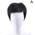 thumbnail image 3 of Lttoisl Perruque Courte pour Homme, Fibre Synthétique Respirante avec Base de Peau Fine Indétectable, Style Naturel Réaliste pour Jeunes et Personnes Âgées, Ajustement Confortable, Options Noir/brun, 3 of 8