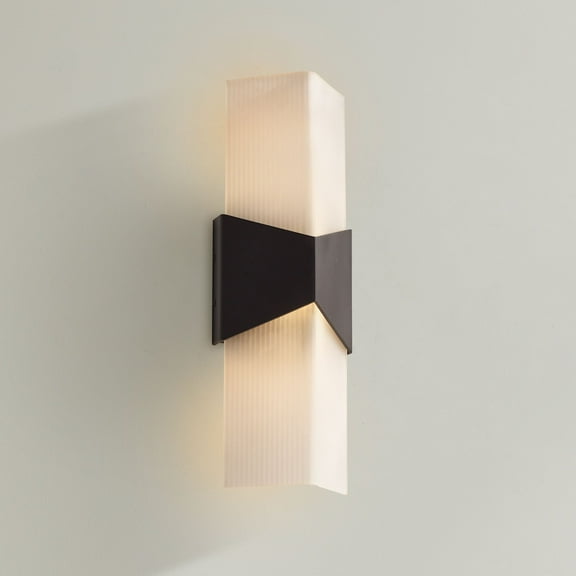 Possini Euro Design Possini Euro Tux 18" High Black and White LED Wall Sconce