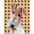 thumbnail image 1 of Fil Renard Terrier Automne Feuilles Drapeau Jardin Taille, 1 of 1
