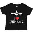 thumbnail image 3 of Inktastic Plane I Love Airplanes Boys or Girls Toddler T-Shirt, 3 of 5