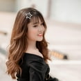 thumbnail image 4 of UPKOCH 20Pcs Star Shaped Hair Clip Silver Metal Styling Tool for Women Holiday, 4 of 6
