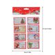 thumbnail image 4 of Billuyoard 8 piezas patrón aleatorio Navidad temática tarjetas de felicitación surtido portátil tarjeta de deseos Kit surtido decoración Kits de decoración para fiestas, 4 of 6