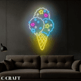 thumbnail image 4 of C-CRAFT Ice Cream Candy Neon Led Light Sign for Ice Cream Shop Wall Art Decor, 4 of 5