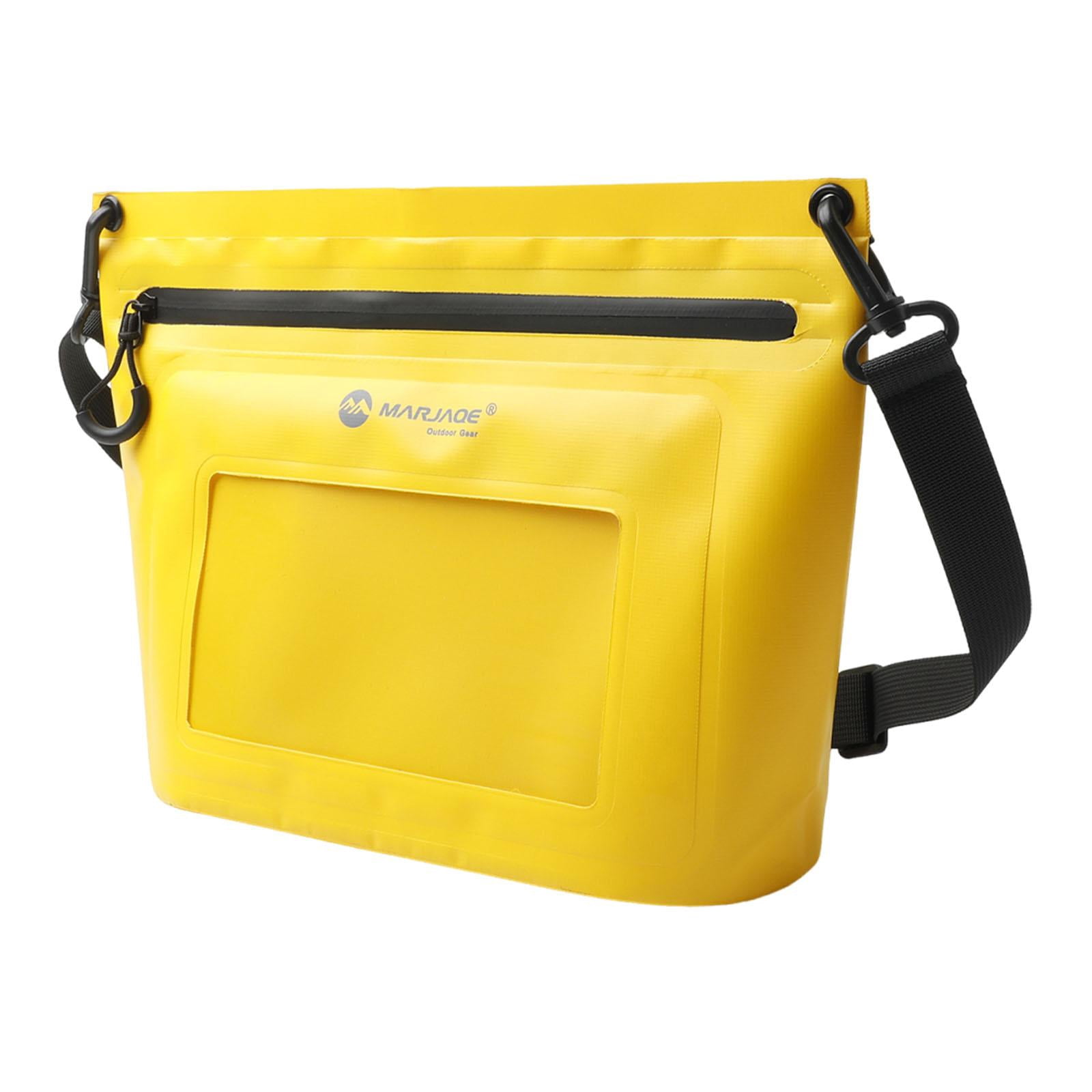 Zxpjkyu Waterproof Pouch Bag Summer Women Men Phone Pouch for Swimming Pool Kayaking Yellow