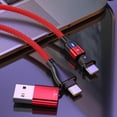 thumbnail image 4 of Cable De Datos De Flexión De 180 Grados Pd60W Cable De Carga Rápida De Bajo Consumo De Energía A + C A C Cable De Datos Dos En Led De Transmisión Rápida Para Computadora Portátil Con Teléfono Móvil Methold EL014391-04, 4 of 5