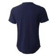 thumbnail image 3 of Ma Croix Men's Cotton Baseball Jersey Plain Button Down Short Sleeve Atheletic Sports Tee Shirts, 3 of 6