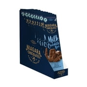 Niagara Chocolates 3oz Milk Chocolate Bar (8 Bars Per Box) Non-GMO, Premium Chocolate, Hand-Crafted
