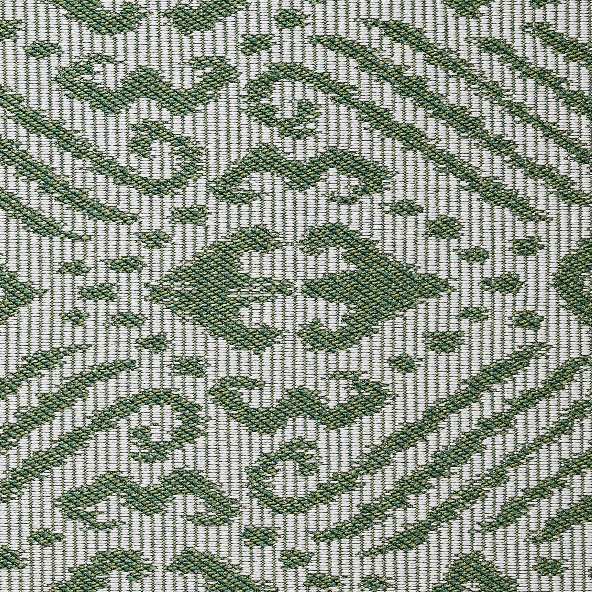 Loomaknoti Breyleigh Calitrah 6' x 9' Green Ikat Indoor/Outdoor Area Rug