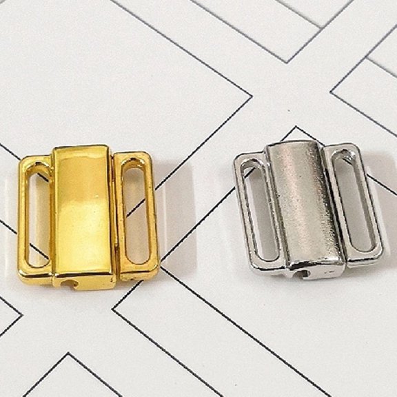 PBPBOX 1Set Bra Clip Hook Golden Alloy Bra Retainer Buckles Prevent Strap Slipping